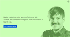 Desktop Screenshot of markusschuster.com